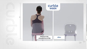 Curble Wider - Posture Before and After